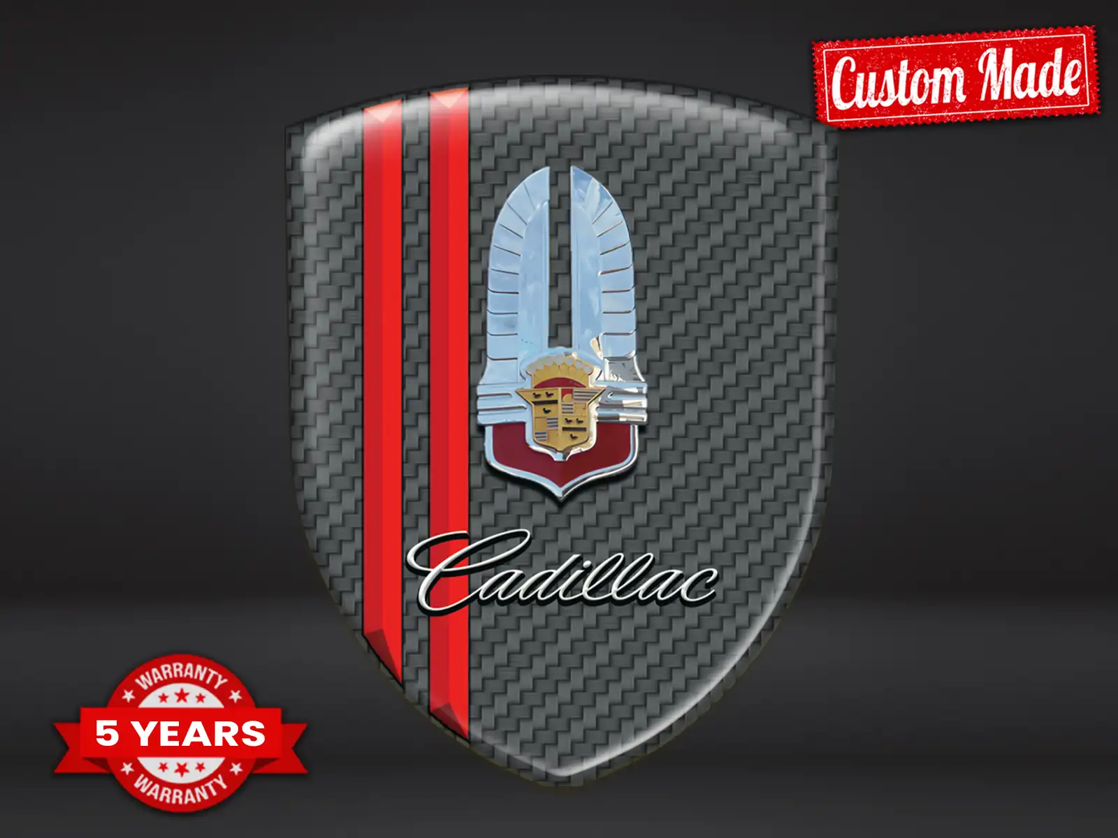 Cadillac Vitre Arrière Auto Course Haut de Gamme Drift ST